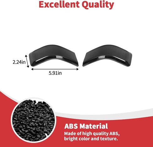 Linskip Tail Light Covers Compatible with Ford F250/F350/F450/F550 2023-2026+, Tail Lamp Guard Trim Bezels Decoration Accessories, Exterior Accessories(Smoke Dark) in Saudi Arabia