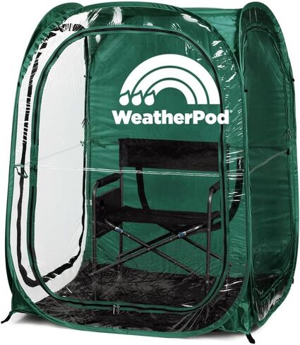 WeatherPod® The Original Shark Tank MyPod™ 1-2 Person Pop-Up Pod - Stay Warm, Dry, and Out of The Sun - Weather Pod for Sports, Rain, or Wind (Royal Blue, 46" L x 46" W x 59" H) in Saudi Arabia