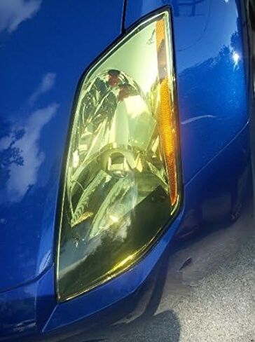 Precut Vinyl Tint Cover for 2003-2008 Nissan 350Z Headlights (20% Dark Smoke) in Saudi Arabia