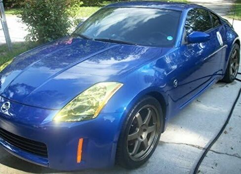 Precut Vinyl Tint Cover for 2003-2008 Nissan 350Z Headlights (20% Dark Smoke) in Saudi Arabia