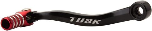 TUSK Folding Shift Lever Black/Red Tip Compatible with GasGas EC 300 (Fuel Injected) 2021-2023 in Saudi Arabia