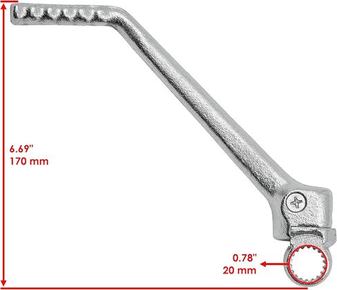 Caltric Kick Start Lever Arm Compatible with Honda CRF150RB 2007-2023 in Saudi Arabia