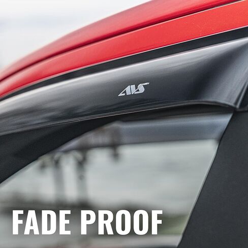 Auto Ventshade [AVS] Outside Mount Rain Guards For 1997 - 2004 Dodge Dakota, STANDARD CAB ONLY | Window Vent Visors, 2 pcs. - Smoke | 92438 in Saudi Arabia