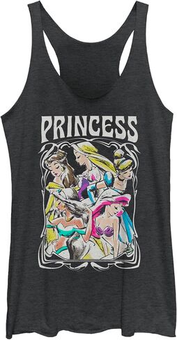 Disney Retro Princess Women's Racerback Tank Top in Saudi Arabia
