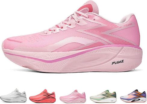Women's Breathable Carbon Plate Running Shoes Lightweight Cushioned Professional Racing Training Sneakers for Women in Kuwait