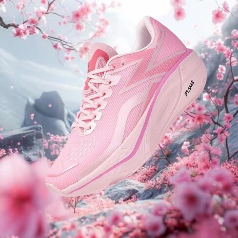 Women's Breathable Carbon Plate Running Shoes Lightweight Cushioned Professional Racing Training Sneakers for Women in Kuwait