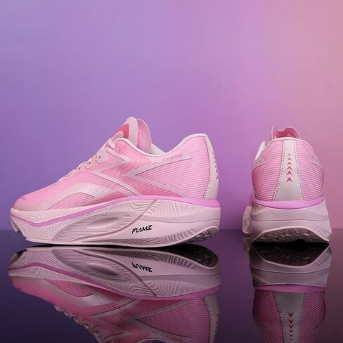 Women's Breathable Carbon Plate Running Shoes Lightweight Cushioned Professional Racing Training Sneakers for Women in Kuwait