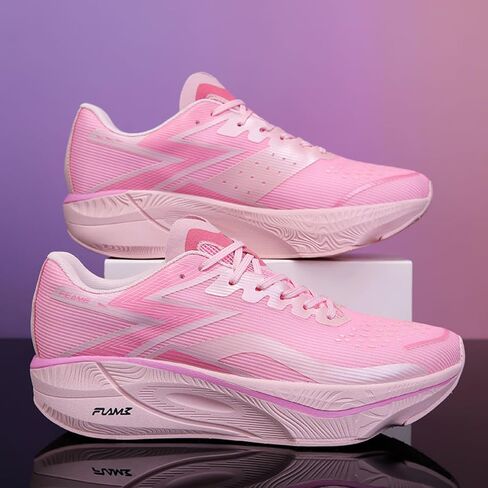 Women's Breathable Carbon Plate Running Shoes Lightweight Cushioned Professional Racing Training Sneakers for Women in Kuwait