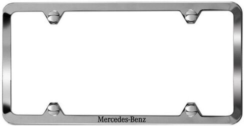 Mercedes Benz Genuine Q-6-88-0124 - Slim-LINE Frame,Polished Stainless Stee in Saudi Arabia