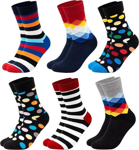 مجموعة جوارب ملونة للرجال من Occulto مكونة من 6 قطع (موديل: Sigi) in Saudi Arabia