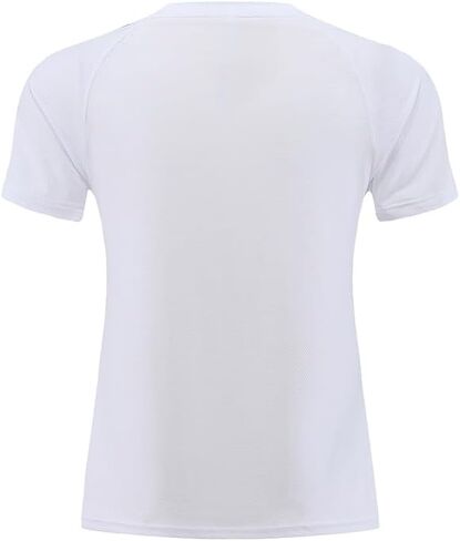 Workout Crop Tops for Women Split Hem Short Sleeve Athletic Gym Yoga Shirts Loose Fit High Low Design Solid Color in Saudi Arabia