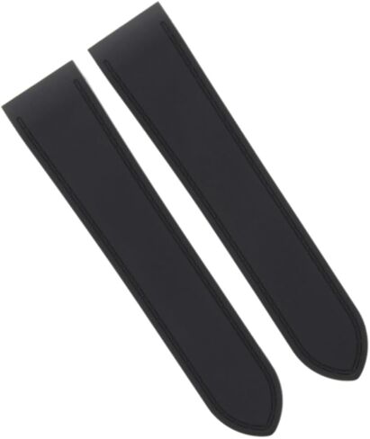 Ewatchparts 23mm Rubber Diver Watch Band Strap Compatible With Cartier Santos 100XL Watch W20073x8 in Saudi Arabia
