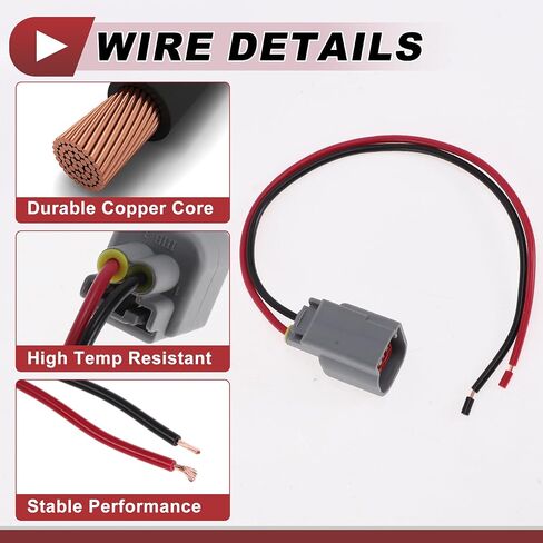 1 Set Side Marker Light Socket Wiring for Ford for Ranger 2019-2023 No.6R3Z13411BA/6R3Z-13411-BA Lamp Bulb Pigtail Connector Harness in Saudi Arabia