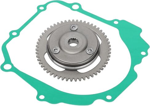 Starter Clutch Gear And Gasket Compatible With Yamaha Breeze 125 YFA-1 1989-2004 Grizzly 125 YFM125 2004-2013 in Saudi Arabia