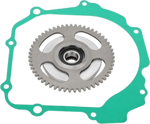 Starter Clutch Gear And Gasket Compatible With Yamaha Breeze 125 YFA-1 1989-2004 Grizzly 125 YFM125 2004-2013 in Saudi Arabia
