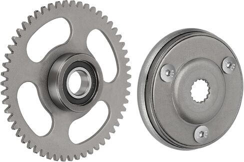 Starter Clutch Gear And Gasket Compatible With Yamaha Breeze 125 YFA-1 1989-2004 Grizzly 125 YFM125 2004-2013 in Saudi Arabia