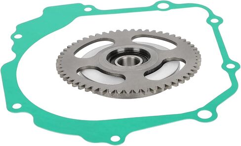 Starter Clutch Gear And Gasket Compatible With Yamaha Breeze 125 YFA-1 1989-2004 Grizzly 125 YFM125 2004-2013 in Saudi Arabia