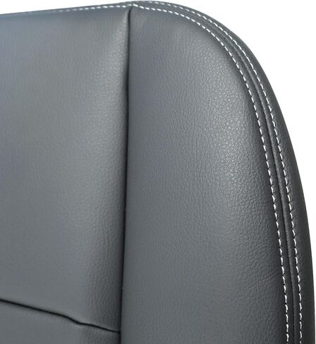 Front Bottom Seat Cover Leather |Compatible with 2013 2014 2015 2016 2017 2018 Dodge Ram 1500 2500 3500 4500 5500 Work Truck ST, OEM Replacement, Breathable, Gray, (Driver Bottom) in Saudi Arabia