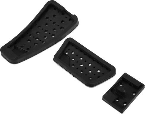 X AUTOHAUX 3pcs Brake Pedal Pad Gas Accelerator Pedal Cover Clutch Pedal Cover for Dodge for Ram 2011-2018 in Saudi Arabia