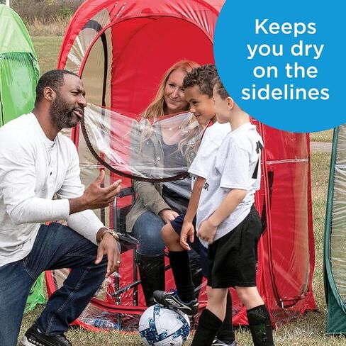WeatherPod® The Original Shark Tank MyPod™ 1-2 Person Pop-Up Pod - Stay Warm, Dry, and Out of The Sun - Weather Pod for Sports, Rain, or Wind (Hunter Green, 46" L x 46" W x 59" H) in Kuwait