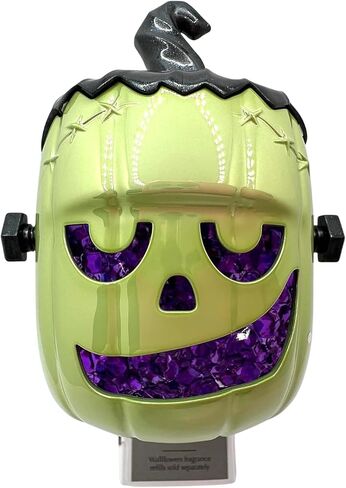 Bath and Body Works Green and Black with Purple Light-Up Frankenstein Pumpkin Nightlight Wallflowers Plug-in Scent Control in Saudi Arabia