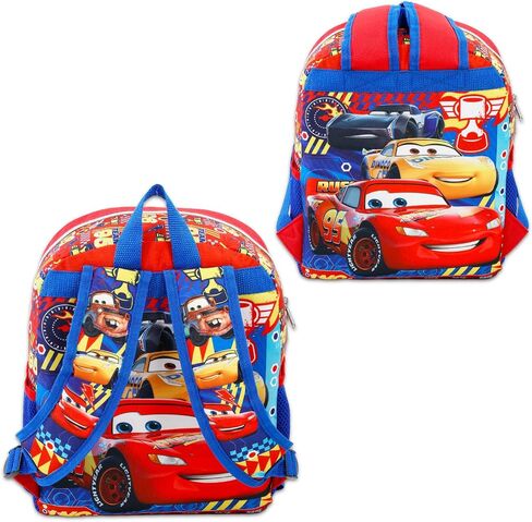 Disney Cars Mini Backpack with Lunch Box for Kids - Bundle with Pixar 12" School Bag, Lunch Box, Stickers, More | Pixar Cars School Supplies for Boys in Saudi Arabia