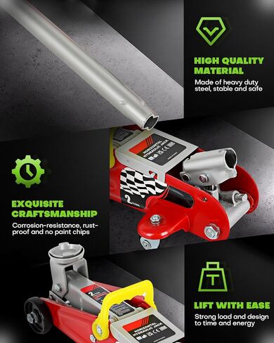 SCITOO 2 Ton (4,000 lb) Heavy Duty Hydraulic Floor Trolley Jack Car Van Trucks Liftting Tool in Saudi Arabia