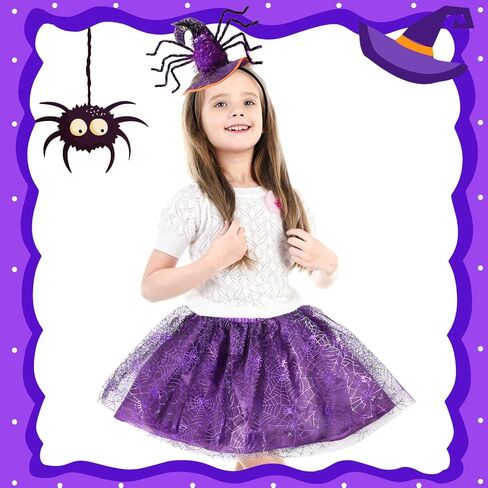Halloween Spider Costume Set Spider Tutu Skirt Spider Wings Spider Headband Costumes Halloween Christmas Party Cosplay in Saudi Arabia