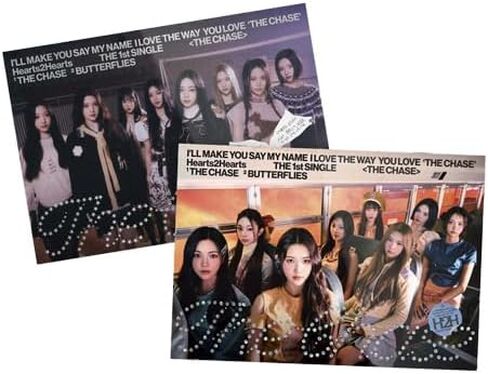 Hearts2Hearts - 1st Single [The Chase] (PhotoBook Ver.) (Random Ver.) 1ea + Official Exclusive Photocard 1ea (Random 1 Out of 8) in Saudi Arabia