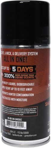 Hunters Specialties Buck Bomb Scent Web Scented Foam String | Hunting Pre/Post Rut Formula Scent Attractant Aerosol Spray, 5 Oz (142g) in Kuwait