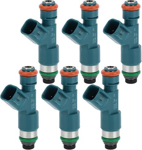 Fuel Injector, Engine Fuel Injection Nozzle No.LR001982 for Land Rover LR2 HSE 2008-2012 3.2L for Volvo S80 2007-2014 3.2 Blue, 6 Pcs in Saudi Arabia