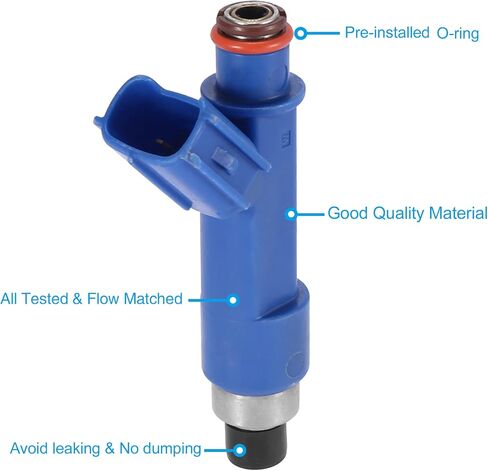 X AUTOHAUX 4pcs 23209-22080 88973523 Car Fuel Injector for Toyota Corolla 1.8L 2004-2008 for Toyota Matrix 1.8L 2007-2008 for Pontiac Vibe 1.8L 2005-2008 in Saudi Arabia