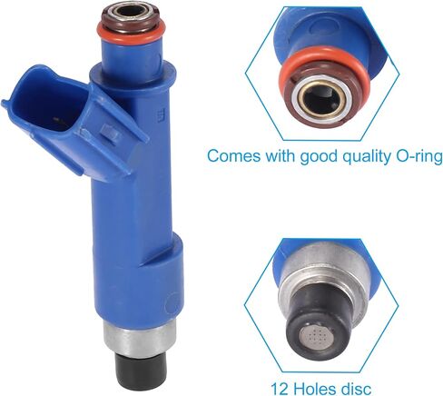 X AUTOHAUX 4pcs 23209-22080 88973523 Car Fuel Injector for Toyota Corolla 1.8L 2004-2008 for Toyota Matrix 1.8L 2007-2008 for Pontiac Vibe 1.8L 2005-2008 in Saudi Arabia