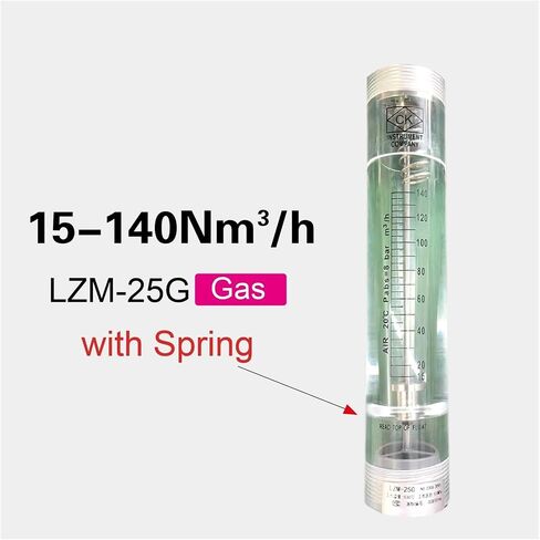 LZM-25G Pipeline Acrylic Tube Gas Flow Meter Air Rotameter Compressed Air Flow Rate Indicator(6-60Nm3-h) in Saudi Arabia