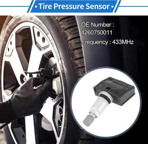 Tire Pressure Sensor Tire Pressure Monitoring Sensor 433 MHz No.4260750011 for Lexus ES (from 2006-08 to 2012-08) in Saudi Arabia