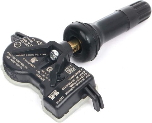 SCITOO TPMS Sensor 433MHz Tire Pressure Monitoring Sensor Compatible For Chrysler 200 2015-2017 For Chrysler Pacifica 2017-2018 For Dodge Dart 2013-2016 For Dodge For Durango 2016-2018 in Saudi Arabia