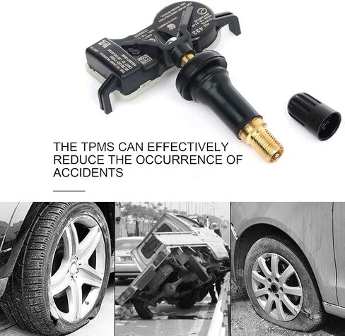 SCITOO TPMS Sensor 433MHz Tire Pressure Monitoring Sensor Compatible For Chrysler 200 2015-2017 For Chrysler Pacifica 2017-2018 For Dodge Dart 2013-2016 For Dodge For Durango 2016-2018 in Saudi Arabia