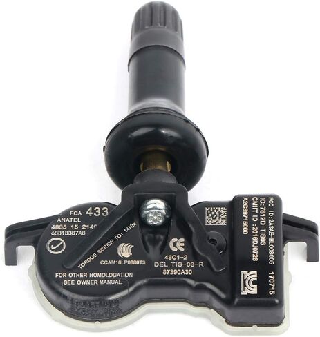 SCITOO TPMS Sensor 433MHz Tire Pressure Monitoring Sensor Compatible For Chrysler 200 2015-2017 For Chrysler Pacifica 2017-2018 For Dodge Dart 2013-2016 For Dodge For Durango 2016-2018 in Saudi Arabia