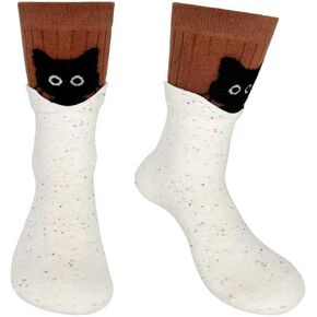 Womens Cat Socks Cute Gifts funny cat socks womens size 9-11 birthday gifts for women in Saudi Arabia