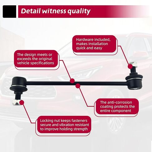 For Toyota Sway bar link Compatible with Highlander 2019-2022 RAV4 2019-2024 RAV4 Prime 2021-2024 Venza 2021-2024 front stabilizer bar link#K750966 48820-0R050 48820-42040 in Saudi Arabia