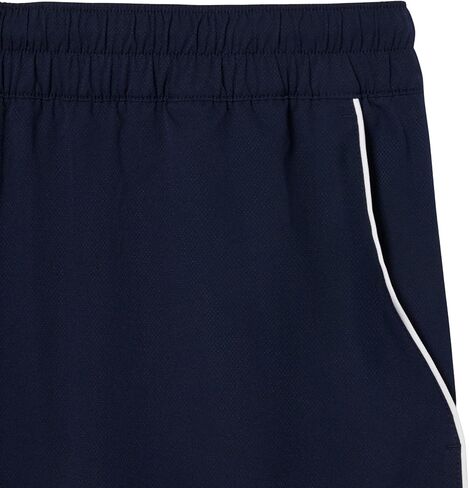 Lacoste Men's Contrast Piping Shorts, Navy Blue, Small in Saudi Arabia