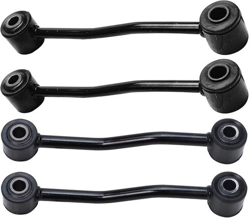 Detroit Axle - 4pc Sway Bars for 99-04 Jeep Grand Cherokee, 4 Front and Rear Stabilizer Sway Bar End Links 1999 2000 2001 2002 2003 2004 Replacement in Saudi Arabia