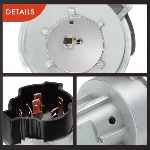 A-Premium Ignition Starter Switch Compatible with Chevy & GMC Vehicles - Blazer, B60, B6000, Jimmy, C10/C20/K10/K20/C15/C1500/K15/K1500 Panel Pickup Suburban, G15/G1500/P15/P1500 Van - 8 Blades in Saudi Arabia