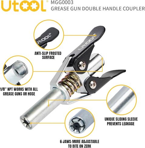 UTOOL Grease Gun Accessory Kit, Grease Gun Hose Swivel in Kuwait