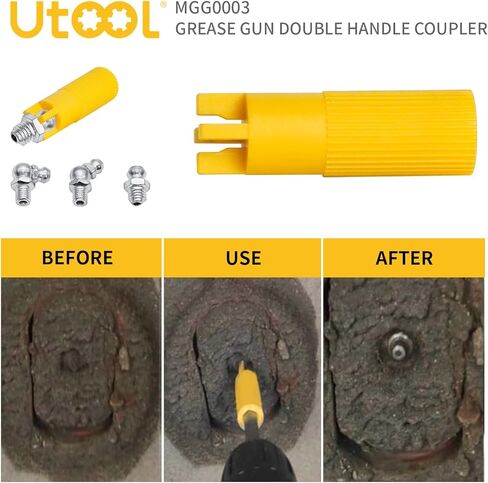 UTOOL Grease Gun Accessory Kit, Grease Gun Hose Swivel in Kuwait