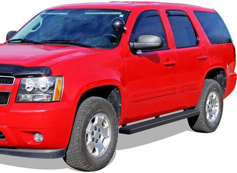 APS 5in Stainless Steel Black Running Boards Compatible with Chevy Tahoe GMC Yukon 2000-2020 4Dr (Exclude Z71 Denali Yukon XL) (Nerf Bars Steps) in Saudi Arabia