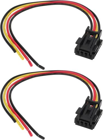 eMagTech 2pcs 4 Pin Automotive Sensor Connector Plug 8K0973754 Compatible with VW Compatible with Audi in Saudi Arabia