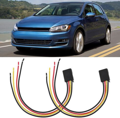 eMagTech 2pcs 4 Pin Automotive Sensor Connector Plug 8K0973754 Compatible with VW Compatible with Audi in Saudi Arabia