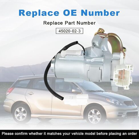 Ignition Switch Lock Cylinder wth 2 Keys Replacement for 45020-02-3 Compatible with Toyota Corolla Matrix 2003 2004 2005 2006 2007 2008 Ignition Key Switch in Saudi Arabia