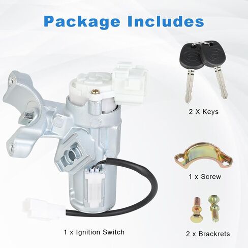 Ignition Switch Lock Cylinder wth 2 Keys Replacement for 45020-02-3 Compatible with Toyota Corolla Matrix 2003 2004 2005 2006 2007 2008 Ignition Key Switch in Saudi Arabia